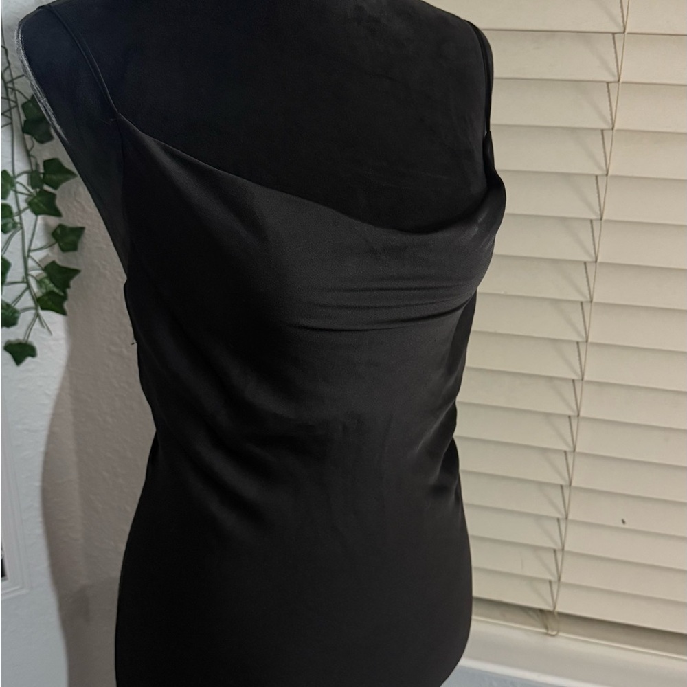 Inspired Hearts Black Slip Dress